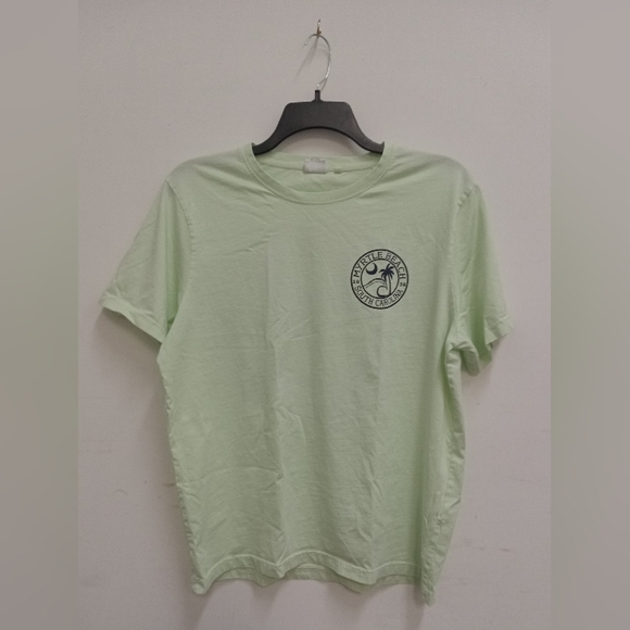 US Vintage Tops - Myrtle Beach Women's Short Sleeve Tee - Light Mint